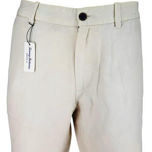 TOMMY BAHAMA Mens LINEN/Tencel Ivory Evening Trousers Pants Flat - W32 L29 image 6