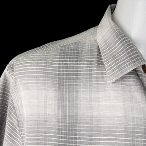 TOMMY BAHAMA Original Mens Tencel Grey S/S Evening Shirt - XL - 50" image 3