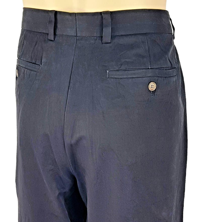 Pantalones de noche de lujo negros para hombre TOMMY BAHAMA con dobladillo - W35 L31 imagen 2