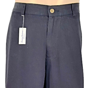 Pantalones de noche de lujo negros para hombre TOMMY BAHAMA con dobladillo - W35 L31 imagen 8