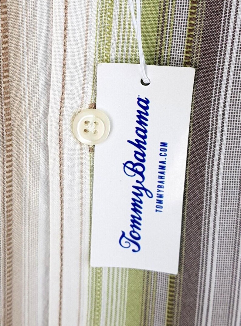 TOMMY BAHAMA Mens Tencel LUXURY S/S Evening Shirt - L - 50" image 5