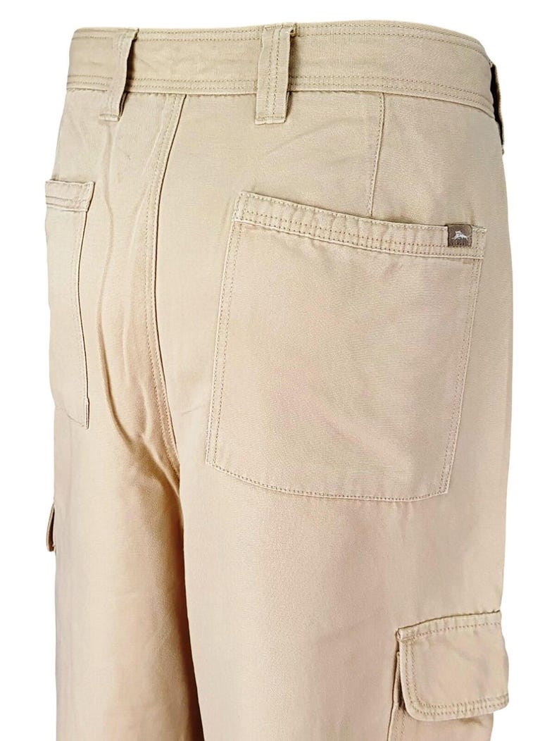 TOMMY BAHAMA RELAX Herren Beige Baumwolle/Tencel Cargo Hose Hose - W36 L34 Bild 6