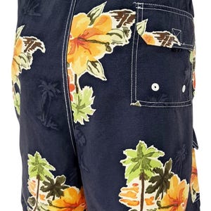 TOMMY BAHAMA Relax Herren Grau Board Swim Shorts Hawaiische Badeshorts - XL - Taille 100cm Bild 3