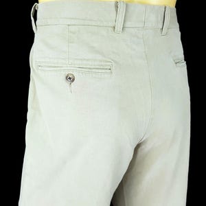 TOMMY BAHAMA Mens Cotton/Tencel Green TROUSERS Flat - 34x31 - W34 L31 image 4