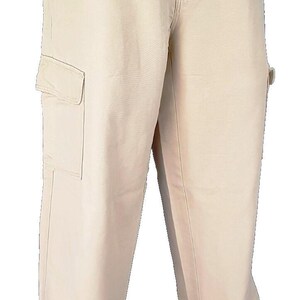 TOMMY BAHAMA RELAX Herren Beige Baumwolle/Tencel Cargo Hose Hose - W36 L34 Bild 4