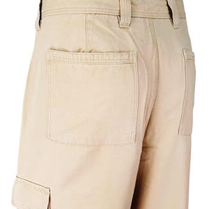 TOMMY BAHAMA RELAX Herren Beige Baumwolle/Tencel Cargo Hose Hose - W36 L34 Bild 2