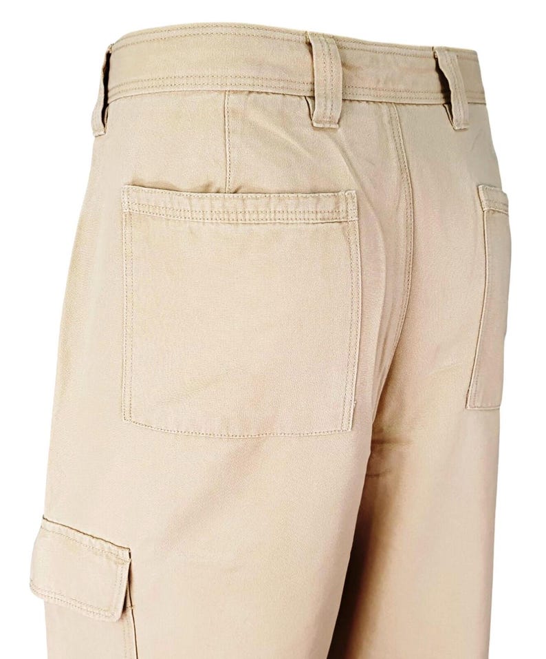 TOMMY BAHAMA RELAX Herren Beige Baumwolle/Tencel Cargo Hose Hose - W36 L34 Bild 2