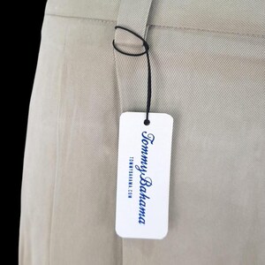 TOMMY BAHAMA Mens 100% SILK Beige Luxury Evening Trousers Pants - W36 L30 image 5