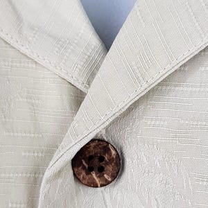 Camisa hawaiana TOMMY BAHAMA de seda pesada multicolor para hombre, manga corta, talla L - 50" imagen 7