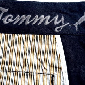 TOMMY BAHAMA Mens Silk / Linen Black Luxury Evening Trousers Pants - W34 L32 image 9