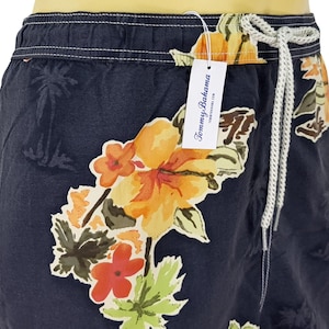 TOMMY BAHAMA Relax Herren Grau Board Swim Shorts Hawaiische Badeshorts - XL - Taille 100cm Bild 8