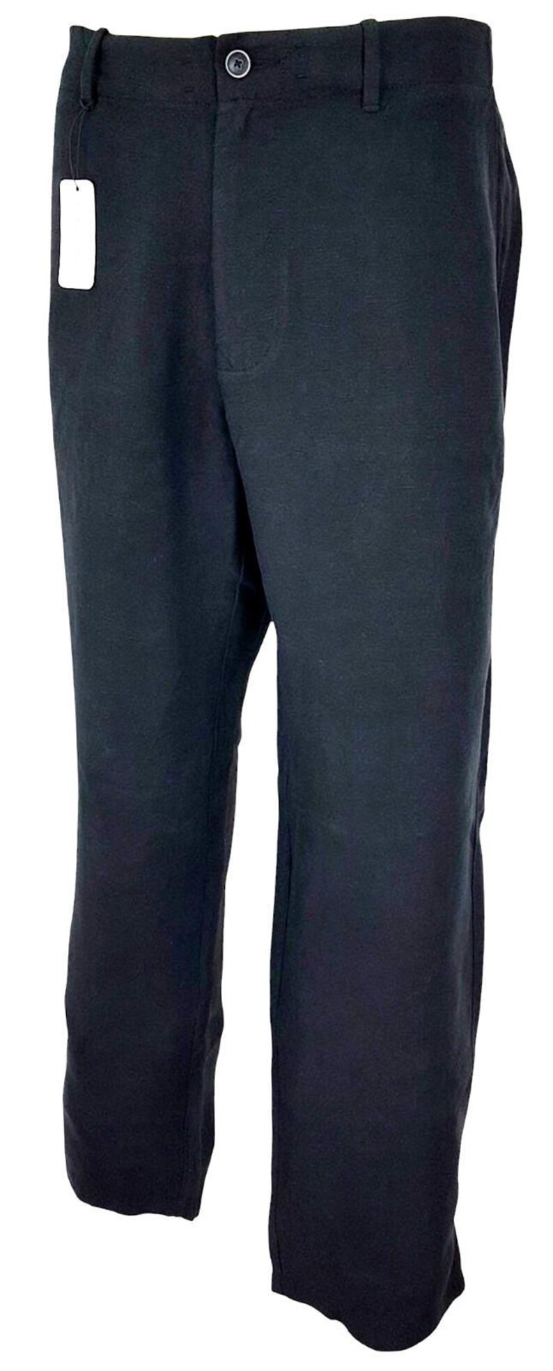 TOMMY BAHAMA Mens Silk / Linen Black Luxury Evening Trousers Pants - W34 L32 image 8
