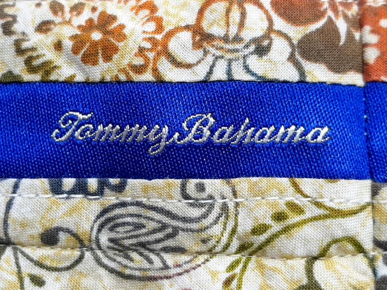 TOMMY BAHAMA Mens LINEN/Tencel Ivory Evening Trousers Pants Flat - W32 L29 image 9
