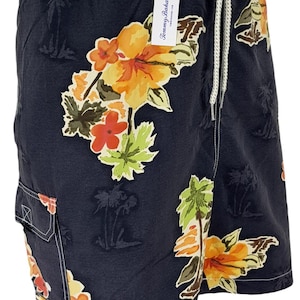 TOMMY BAHAMA Relax Herren Grau Board Swim Shorts Hawaiische Badeshorts - XL - Taille 100cm Bild 6