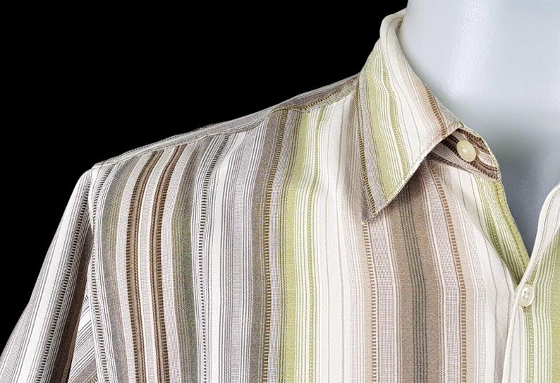 TOMMY BAHAMA Mens Tencel LUXURY S/S Evening Shirt - L - 50" image 3