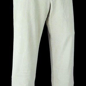 TOMMY BAHAMA Mens Cotton/Tencel Green TROUSERS Flat - 34x31 - W34 L31 image 6