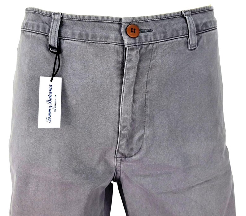 TOMMY BAHAMA Mens Grey Evening Shorts Flat Stretch Cotton - Waist 34" image 6