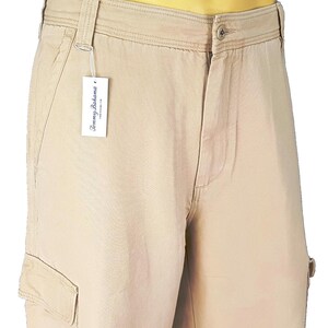 TOMMY BAHAMA RELAX Herren Beige Baumwolle/Tencel Cargo Hose Hose - W36 L34 Bild 8