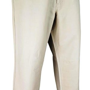 Pantaloni da sera da uomo TOMMY BAHAMA in lino beige chiaro - W36 L33 immagine 4