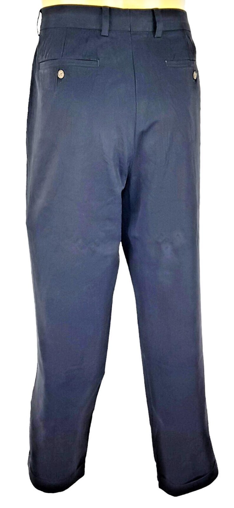Pantalones de noche de lujo negros para hombre TOMMY BAHAMA con dobladillo - W35 L31 imagen 9