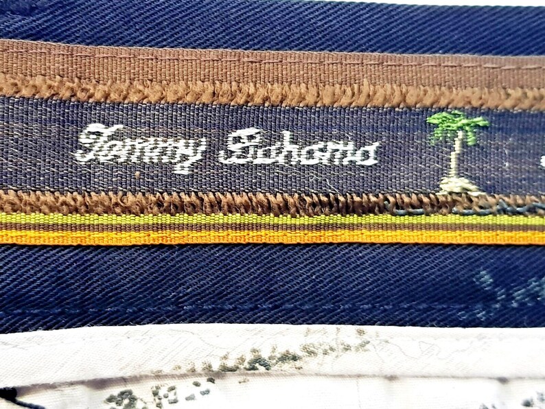 Pantalones de noche de lujo negros para hombre TOMMY BAHAMA con dobladillo - W35 L31 imagen 6