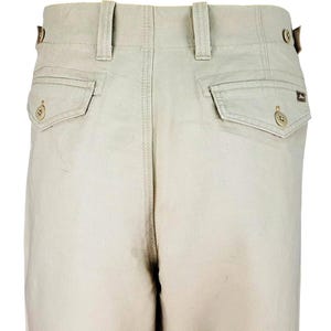 Pantaloni da sera da uomo TOMMY BAHAMA in lino beige chiaro - W36 L33 immagine 6