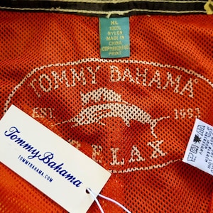 TOMMY BAHAMA Relax Herren Grau Board Swim Shorts Hawaiische Badeshorts - XL - Taille 100cm Bild 4