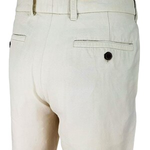 TOMMY BAHAMA Mens LINEN/Tencel Ivory Evening Trousers Pants Flat - W32 L29 image 2