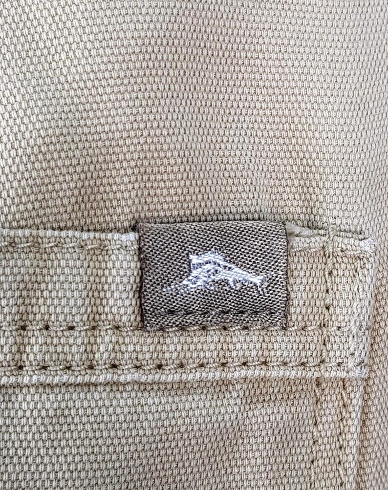TOMMY BAHAMA RELAX Herren Beige Baumwolle/Tencel Cargo Hose Hose - W36 L34 Bild 7
