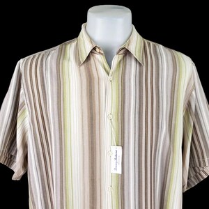 TOMMY BAHAMA Mens Tencel LUXURY S/S Evening Shirt - L - 50" image 2