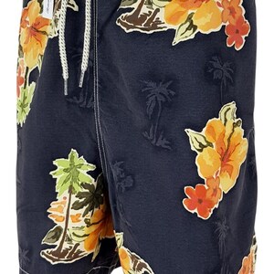 TOMMY BAHAMA Relax Herren Grau Board Swim Shorts Hawaiische Badeshorts - XL - Taille 100cm Bild 2