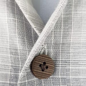 TOMMY BAHAMA Original Mens Tencel Grey S/S Evening Shirt - XL - 50" image 7