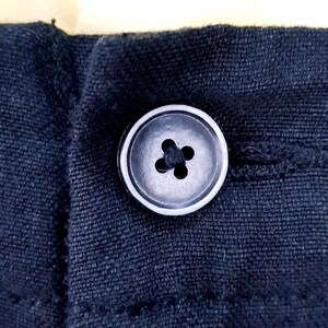 TOMMY BAHAMA Mens Silk / Linen Black Luxury Evening Trousers Pants - W34 L32 image 5