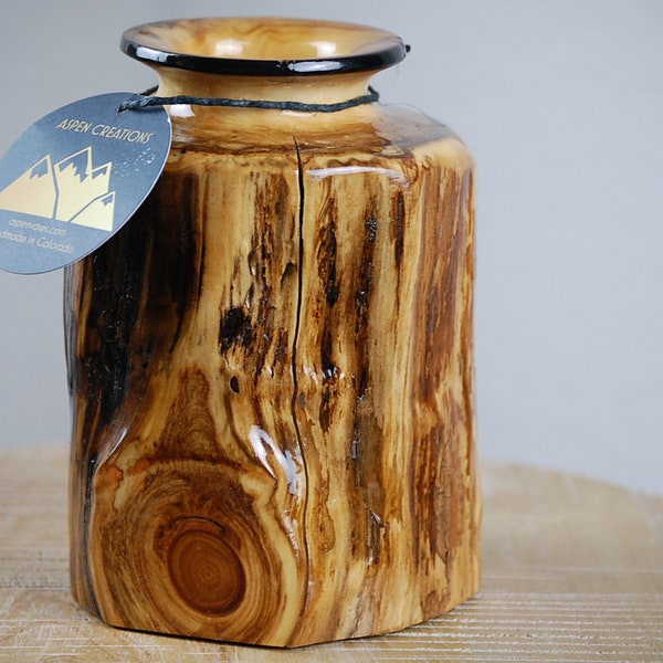 Special Edition "Trunk" Handmade Aspen Vase