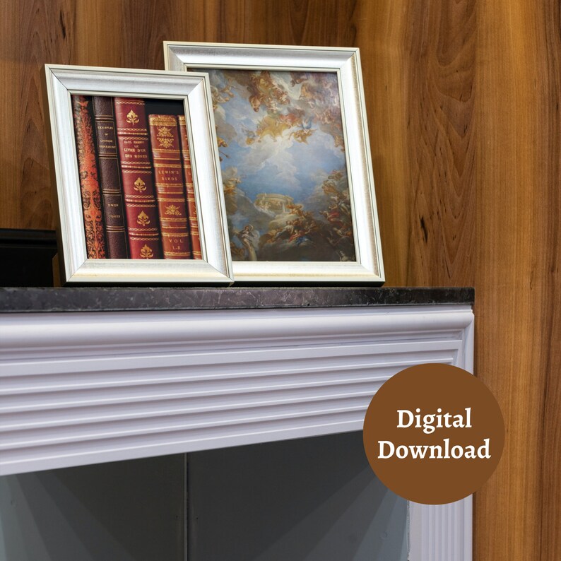 Printable Vintage Wall Art Set 4 Antique Printable Posters Etsy