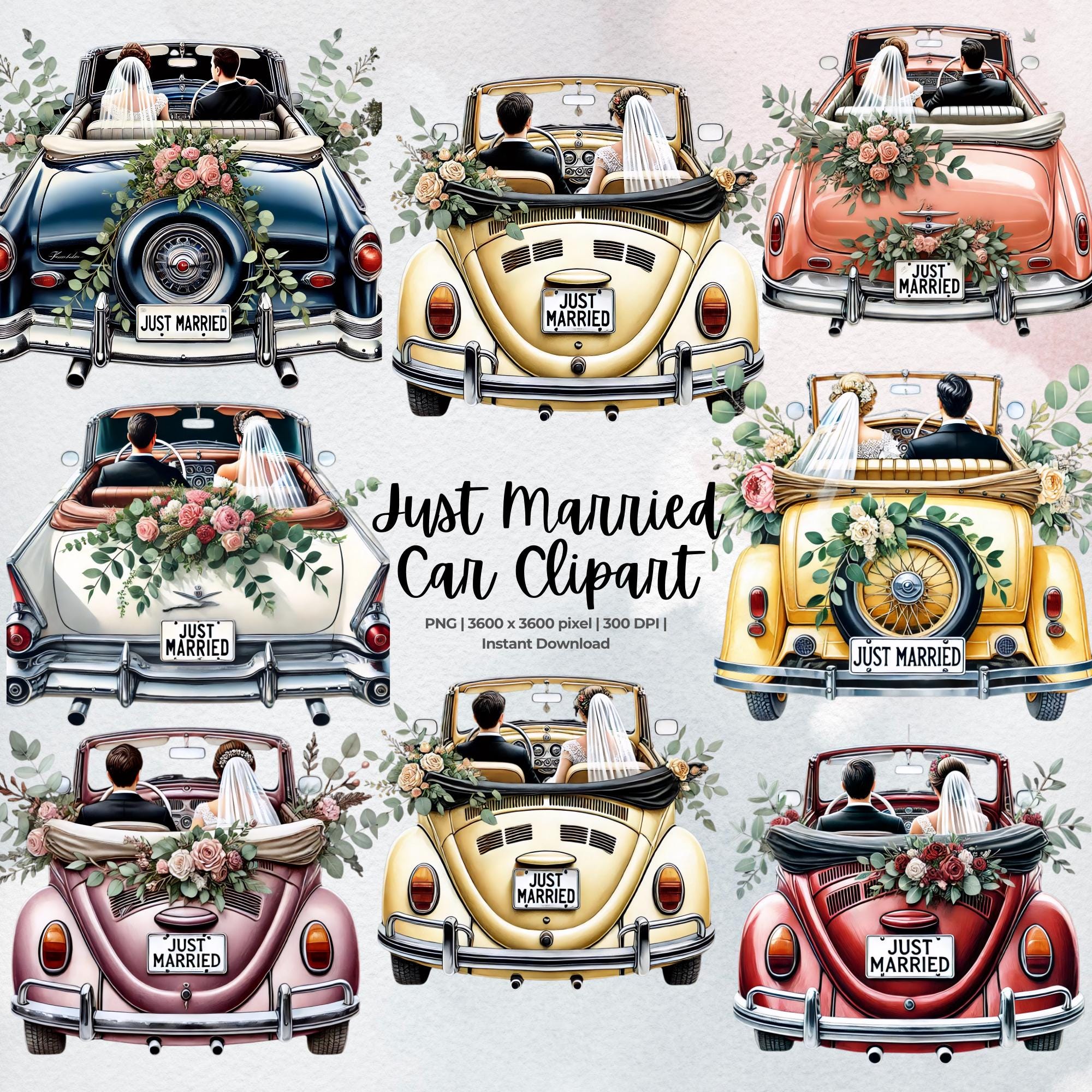 Autoschmuck Organza M Cuore Auto Gioielli Sposa Coppia Rose Decorazione Auto Decorazione - Foto 3