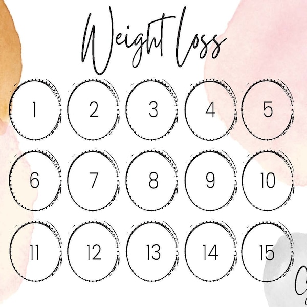 15lb Weight Loss Tracker