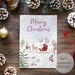 PRINTABLE Christmas Card Cute Christmas Card Digital - Etsy