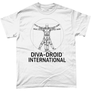Unisex Red Dwarf Kryten DIVA DROID