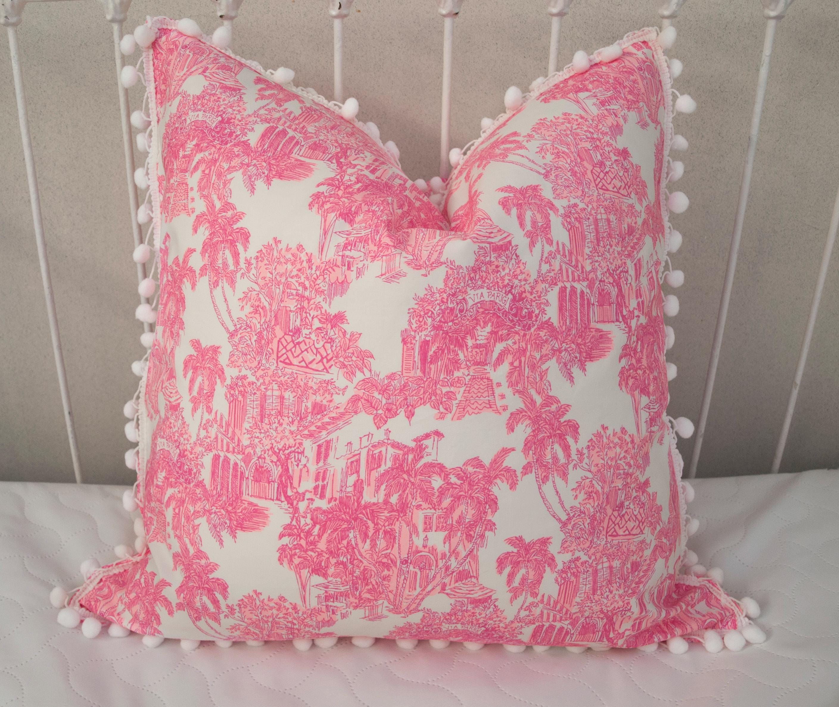Pink Lilly Pulitzer Pillows Lilly Pulitzer Pink Throw Pillow