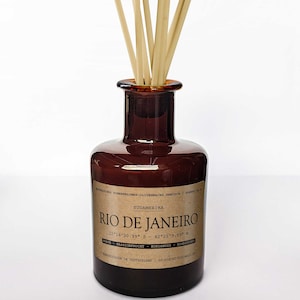 Rio de Janeiro Home Fragrance Diffuser - Guava | Passion fruit | coconut | Cane sugar