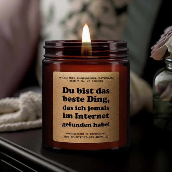 Lustige Duftkerze „My Last Nerve“ – Vanilleduft, Sojawachs, 50+ Stunden Brenndauer, Geschenk Für Freundin & Kollegen