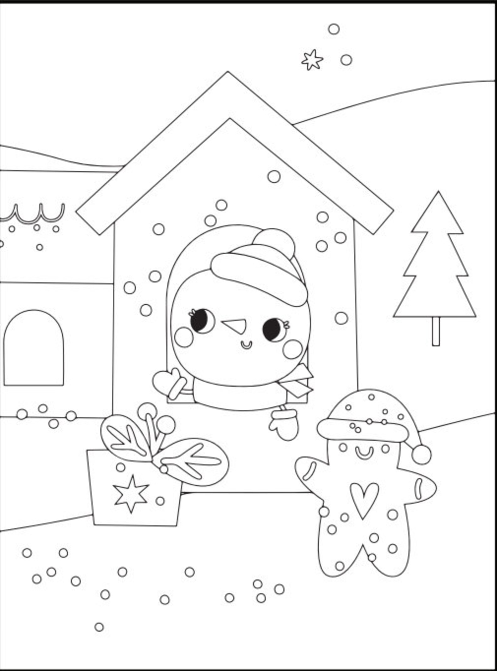 Printable Christmas Coloring Book 110 Pages - Etsy