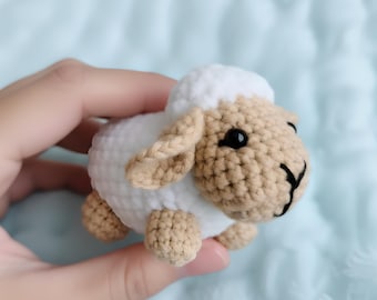 Mini Lamb Amigurumi Crochet Pattern – Small Sheep Toy (PDF Pattern)