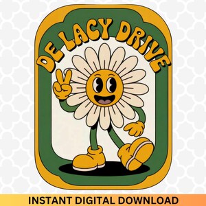 Funny Flower Sublimation Design: De Lacy Drive Sarcasm PNG (Digital Download)