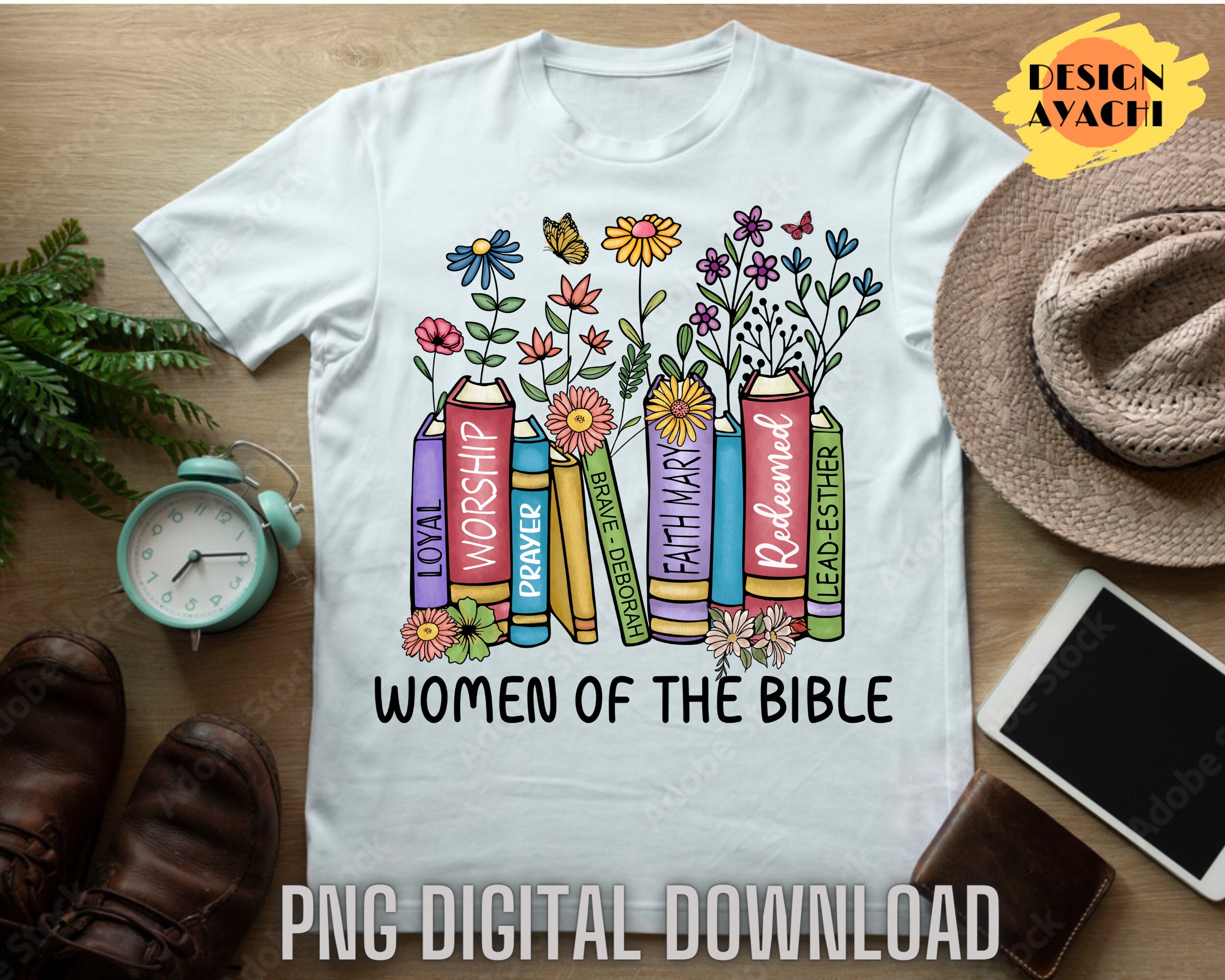 Women of the Bible Png Christian Artwork, Books Png Digital Download ...
