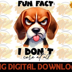 Curiosidade: Eu não me importo nem um pouco PNG - Cachorro peculiar clipart PNG, amante de cães, animais de sublimação de cães, cachorro fofo e engraçado, design PNG