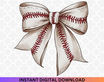 Vintage Baseball Bow PNG - Coquette Baseball Png, Game Day Baseball Sublimation, Bow Baseball Png, Mama Mom Png, Retro Softball Bow Png