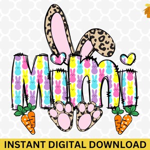 Coquette Easter Mimi PNG - Happy Easter PNG, Mama Easter Png, Easter Day Design, Coquette Easter Clip Art, Mama Png for Sublimation Design