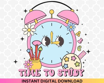 Groovy Back To School PNG: Retro Teacher Design (Digital Download